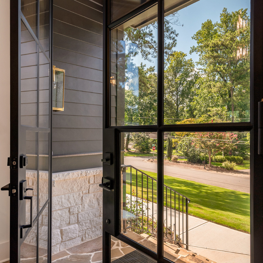 Luxury Steel Front Double Door