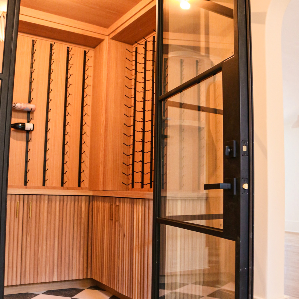 Luxury Single Steel Wine Cellar Door